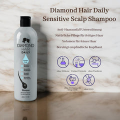 Diamond Hair Daily Sensitive Scalp Shampoo 330 ml Keratin Shampoo