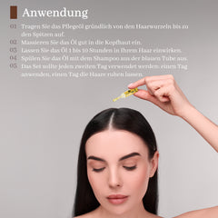 Haarwachstums- & Reparatur-Set – Haarserum und Pflegeöl-Set