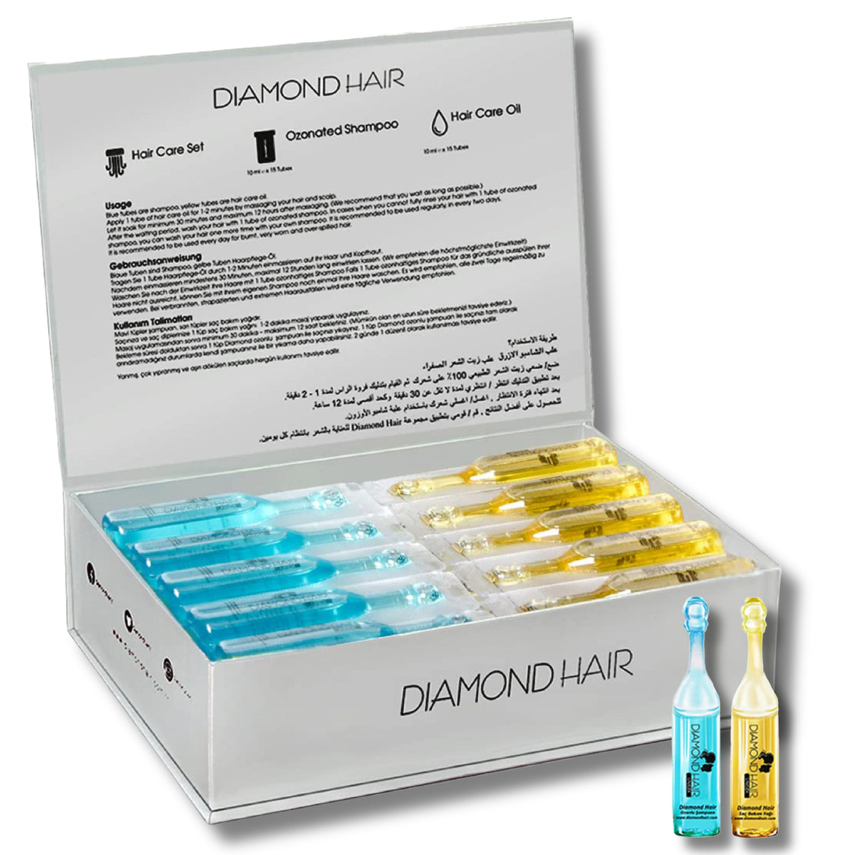 Diamond Hair - Haaröl & Shampoo Set