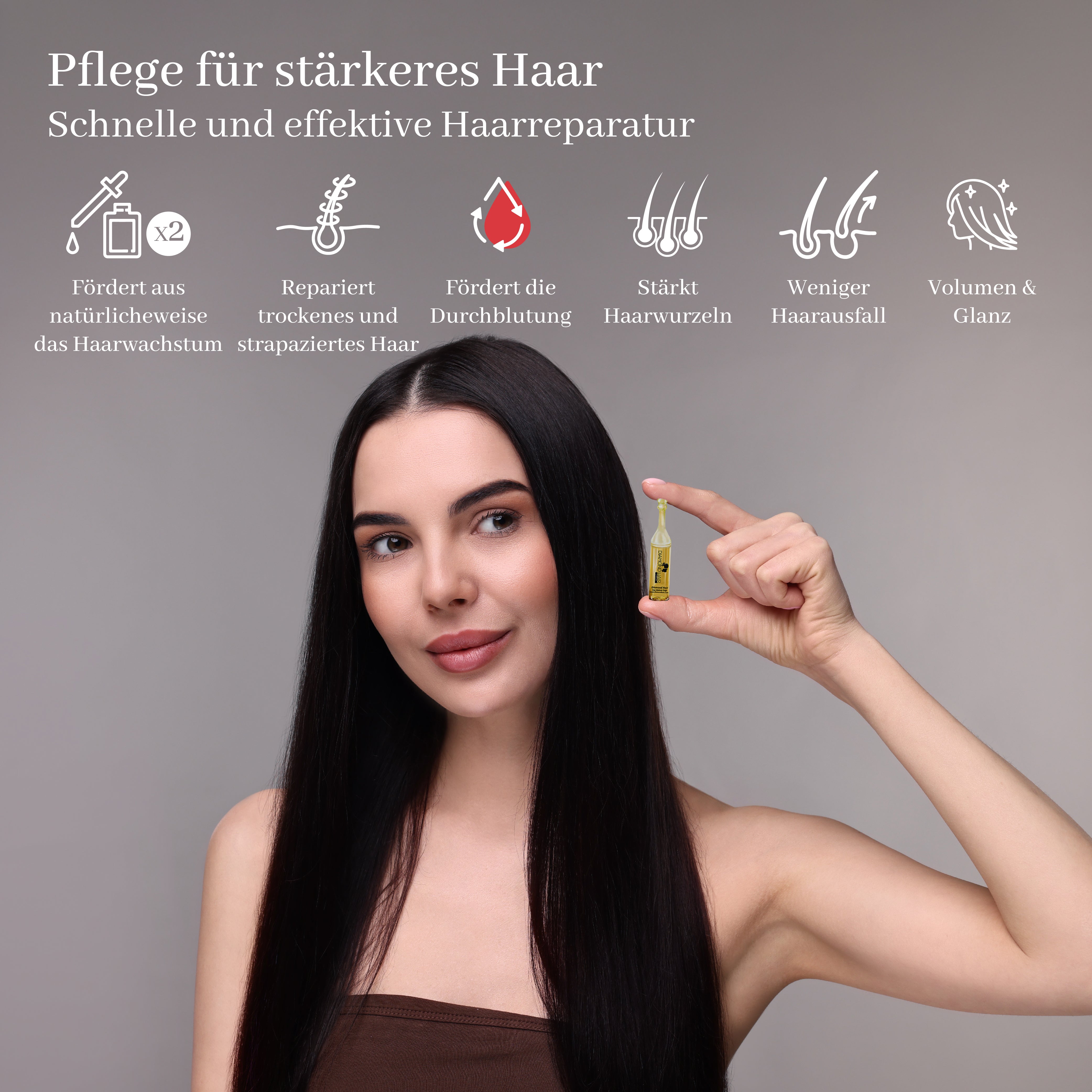 Diamond Hair - Haaröl & Shampoo Set